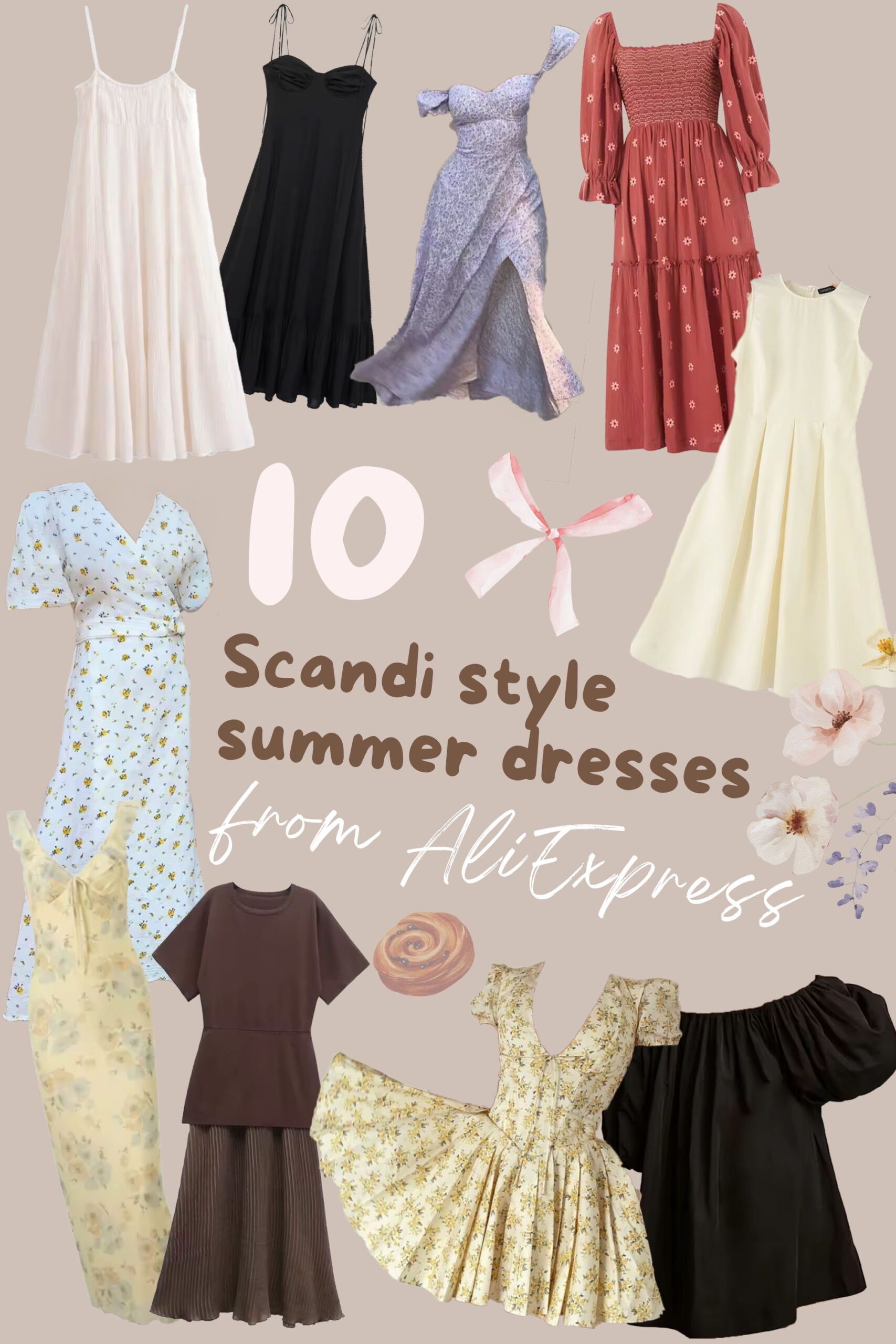10 Scandi style summer dresses from AliExpress