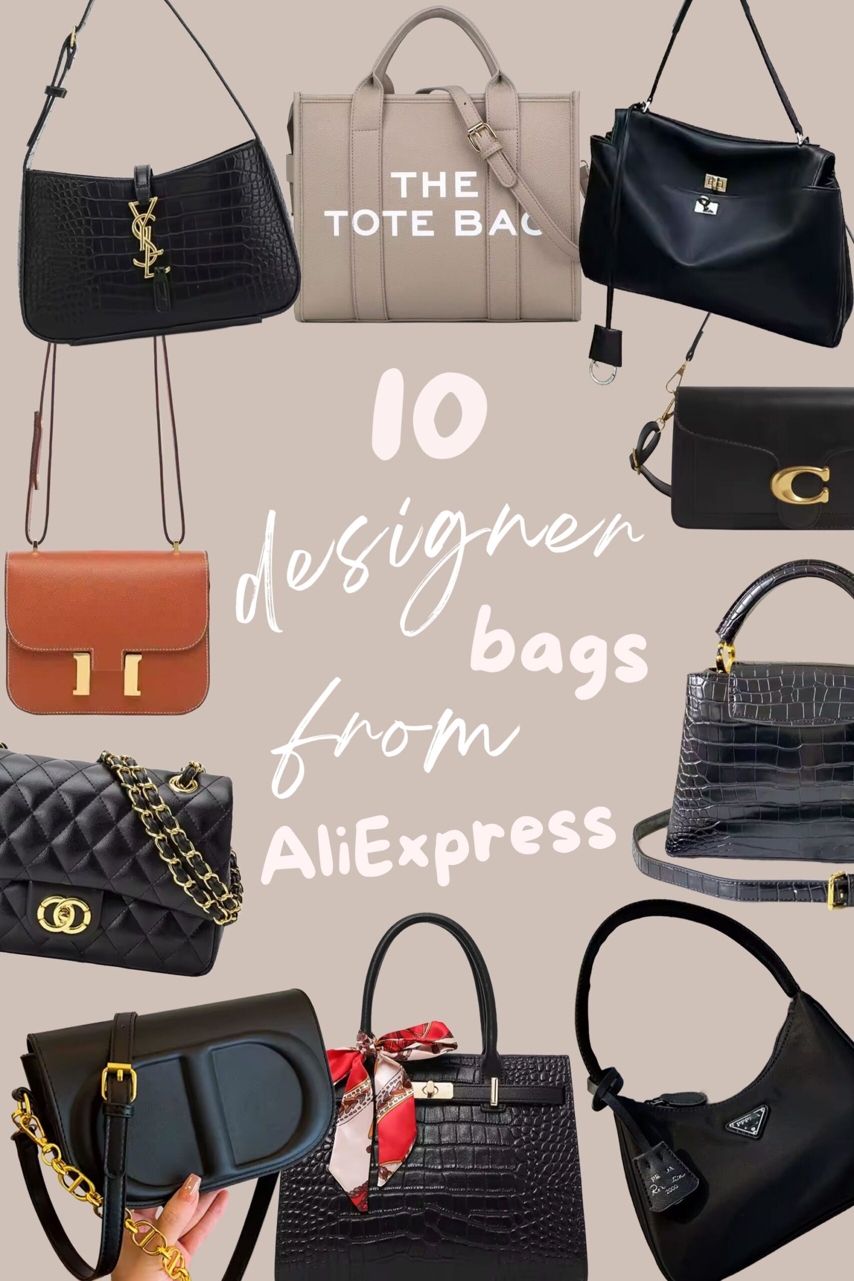 10 designer bags from Aliexpress